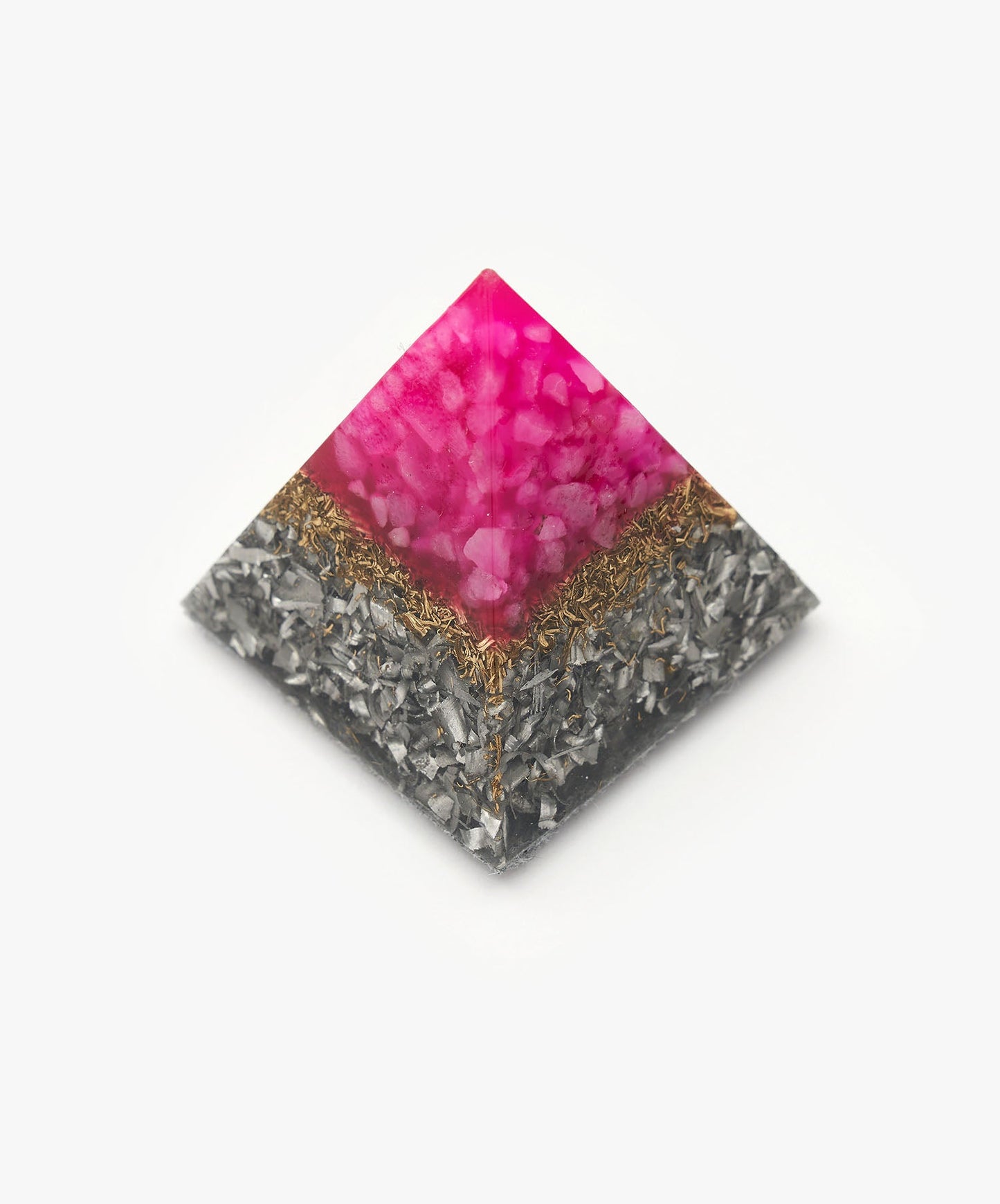 ORGONITE PIRAMIDE CUATRO LADOS