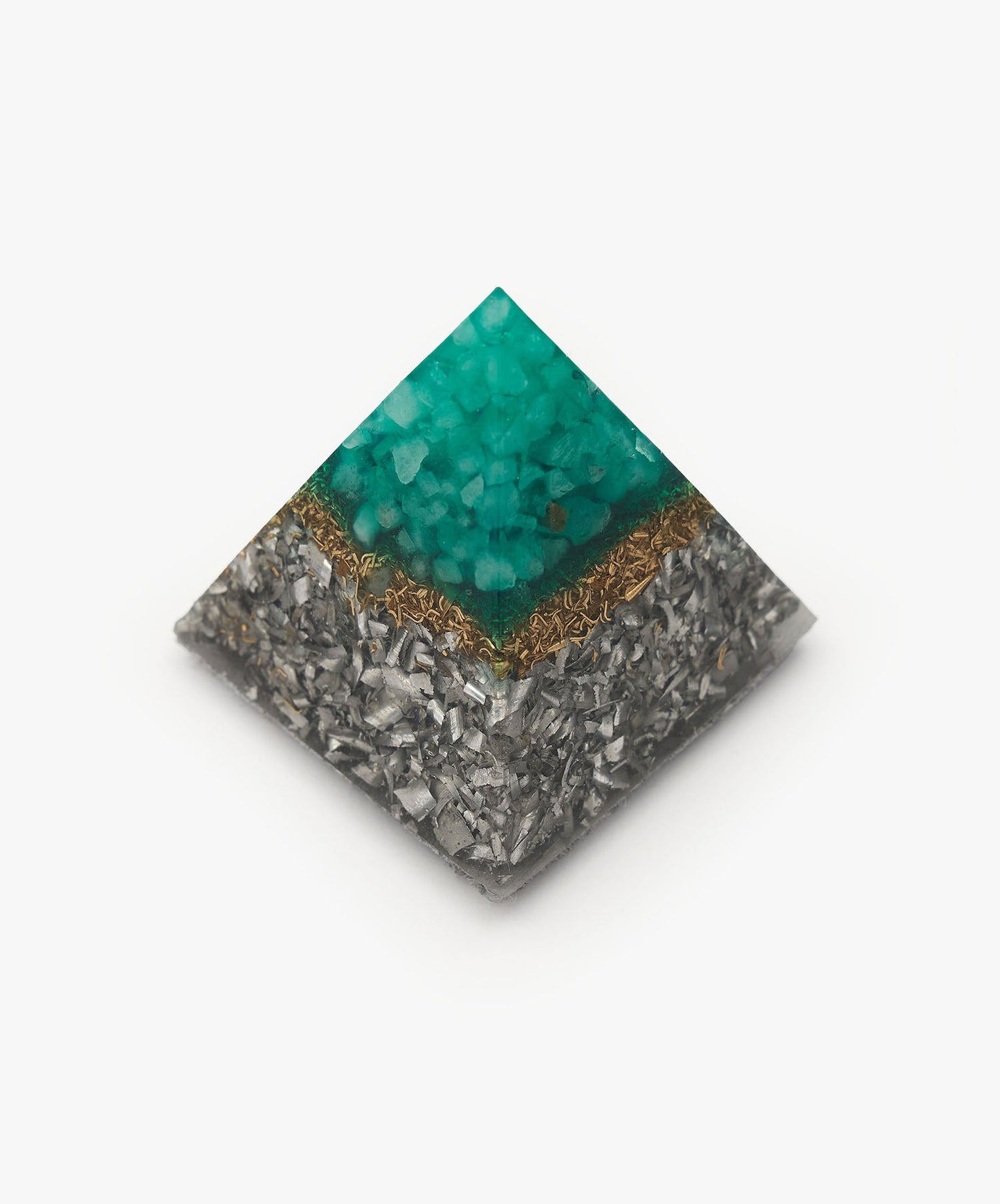 ORGONITE PIRAMIDE CUATRO LADOS