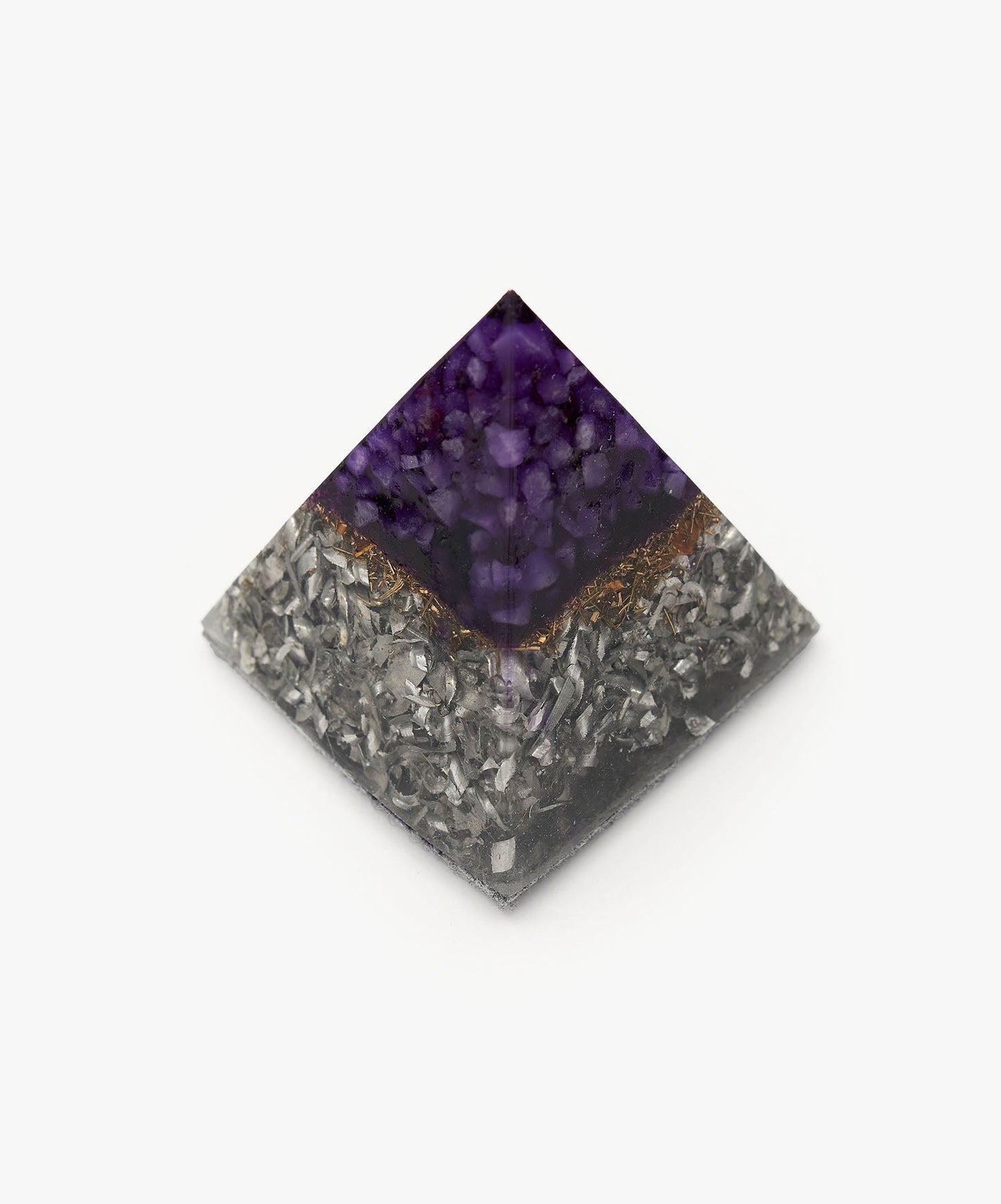 ORGONITE PIRAMIDE CUATRO LADOS