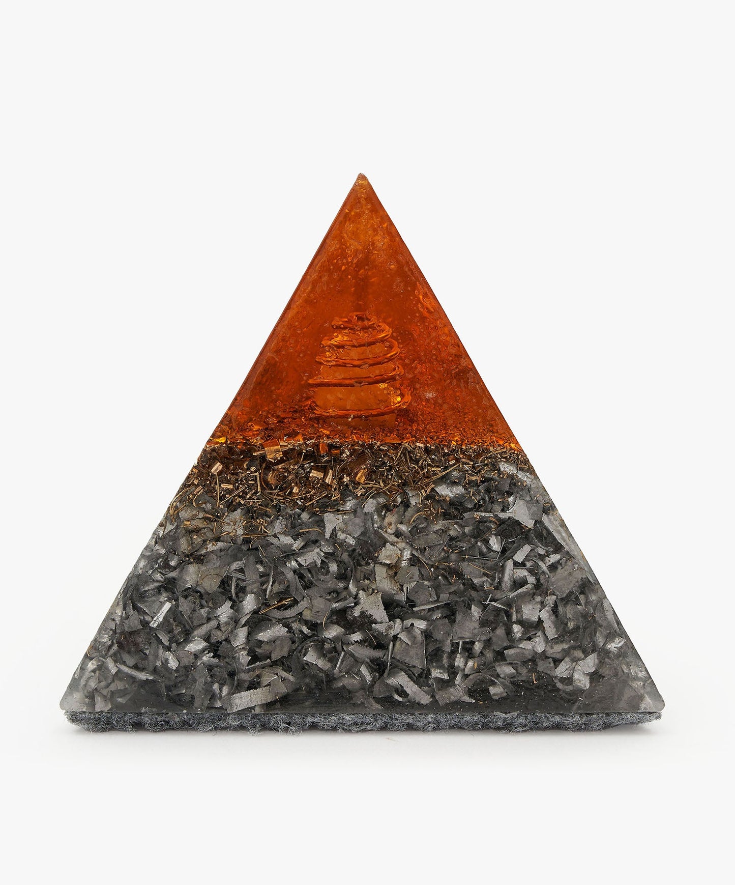 ORGONITE PIRAMIDE TRES LADOS