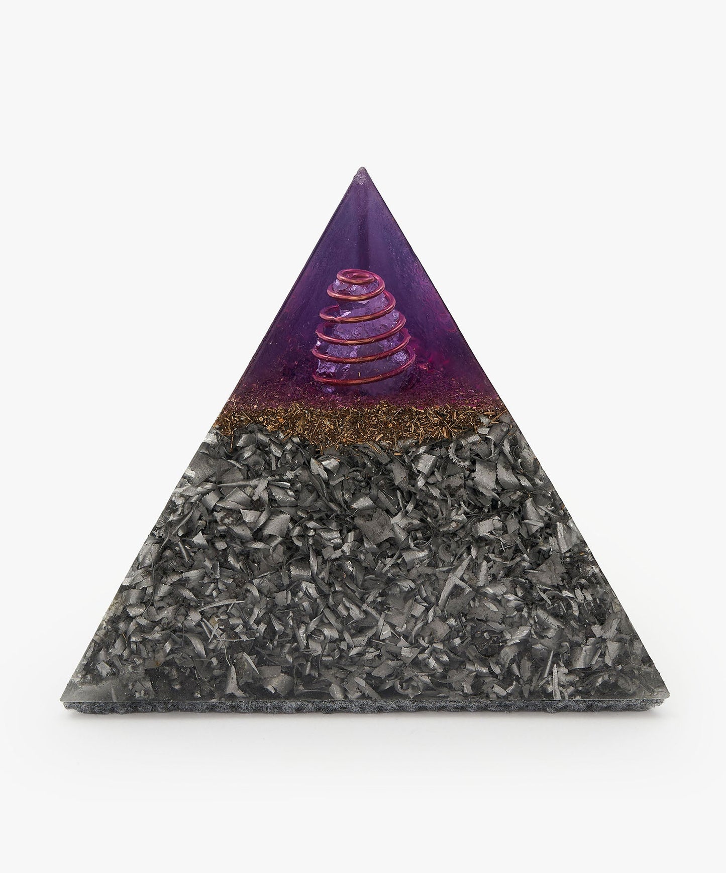 ORGONITE PIRAMIDE TRES LADOS