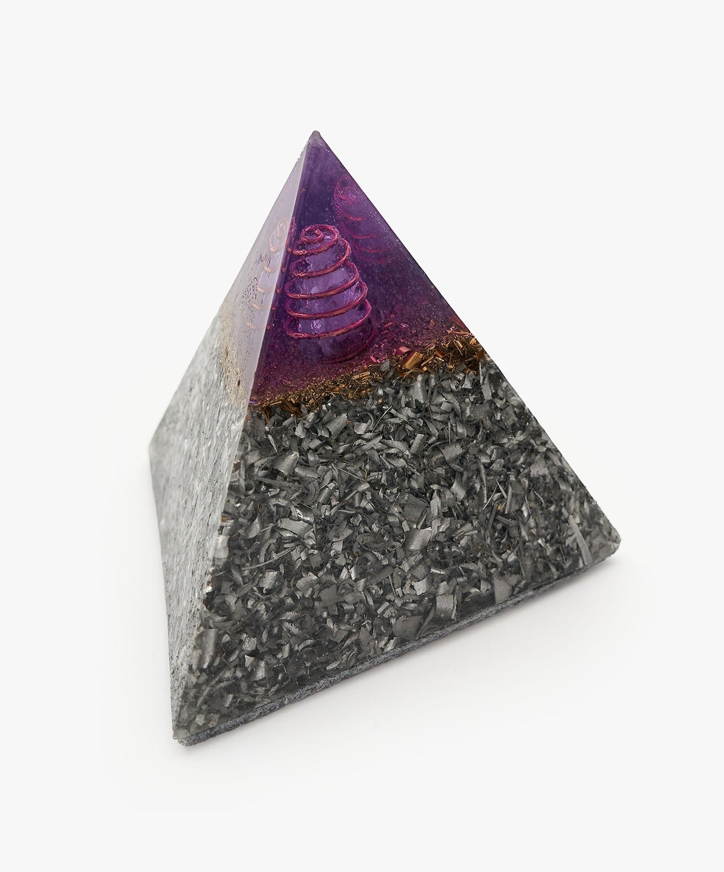 ORGONITE PIRAMIDE TRES LADOS