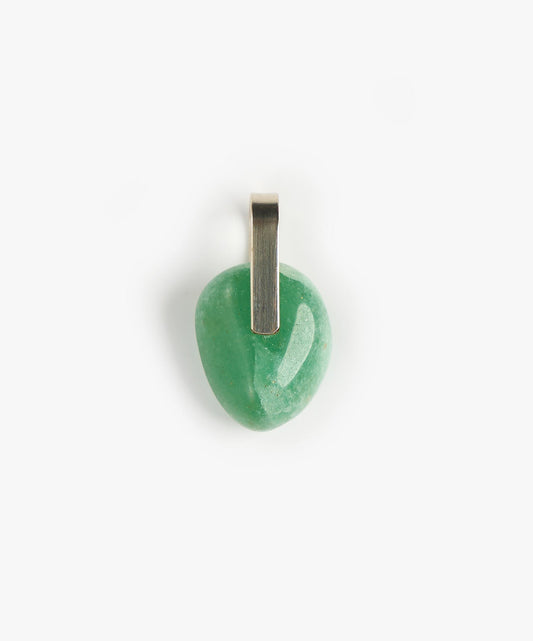 DIJE LAZO DE CUARZO VERDE