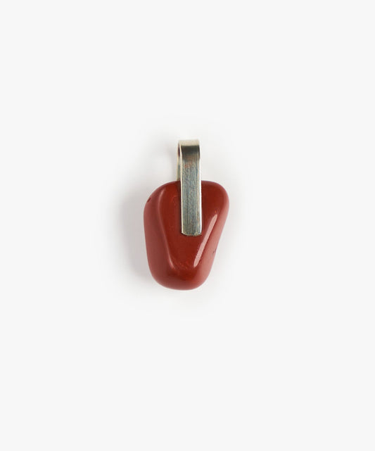 DIJE LAZO DE JASPE ROJO