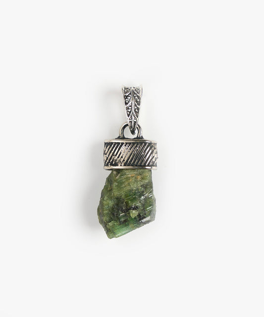 DIJE RAYITA DE TURMALINA VERDE