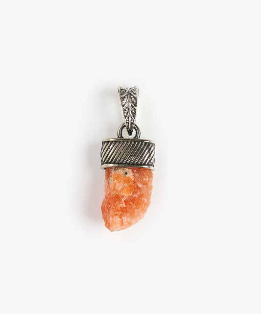 DIJE RAYITA DE CALCITA NARANJA