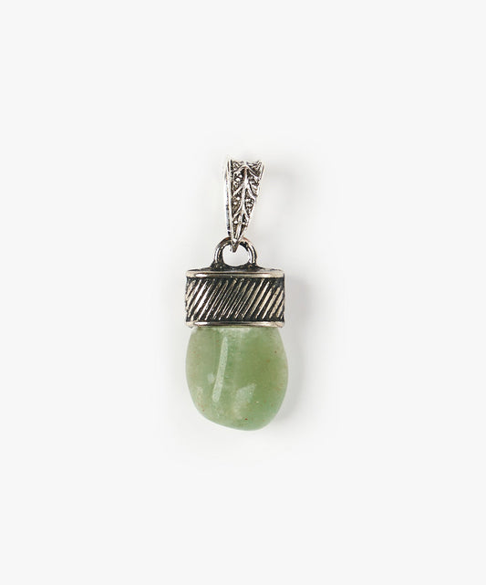 DIJE RAYITA DE CUARZO VERDE