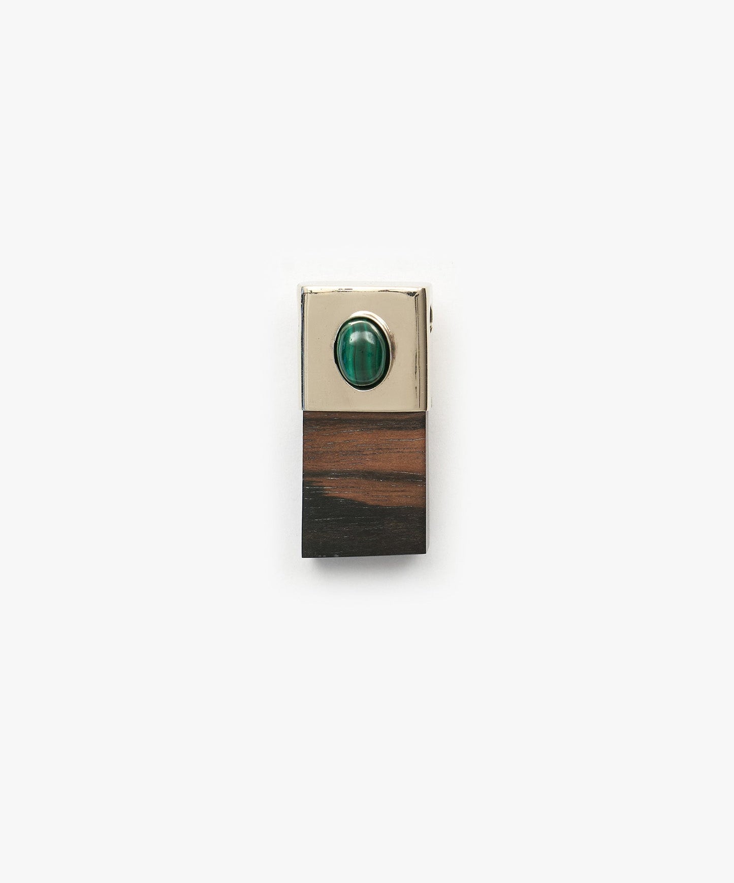 DIJE PENDRIVE DE EBANO CON CABUCHON
