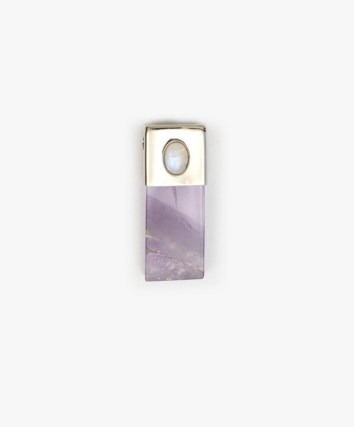 DIJE PENDRIVE DE AMATISTA CON CABUCHON