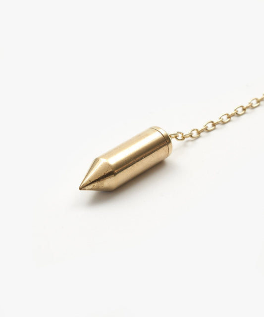 PENDULO DE BRONCE CON TESTIGO