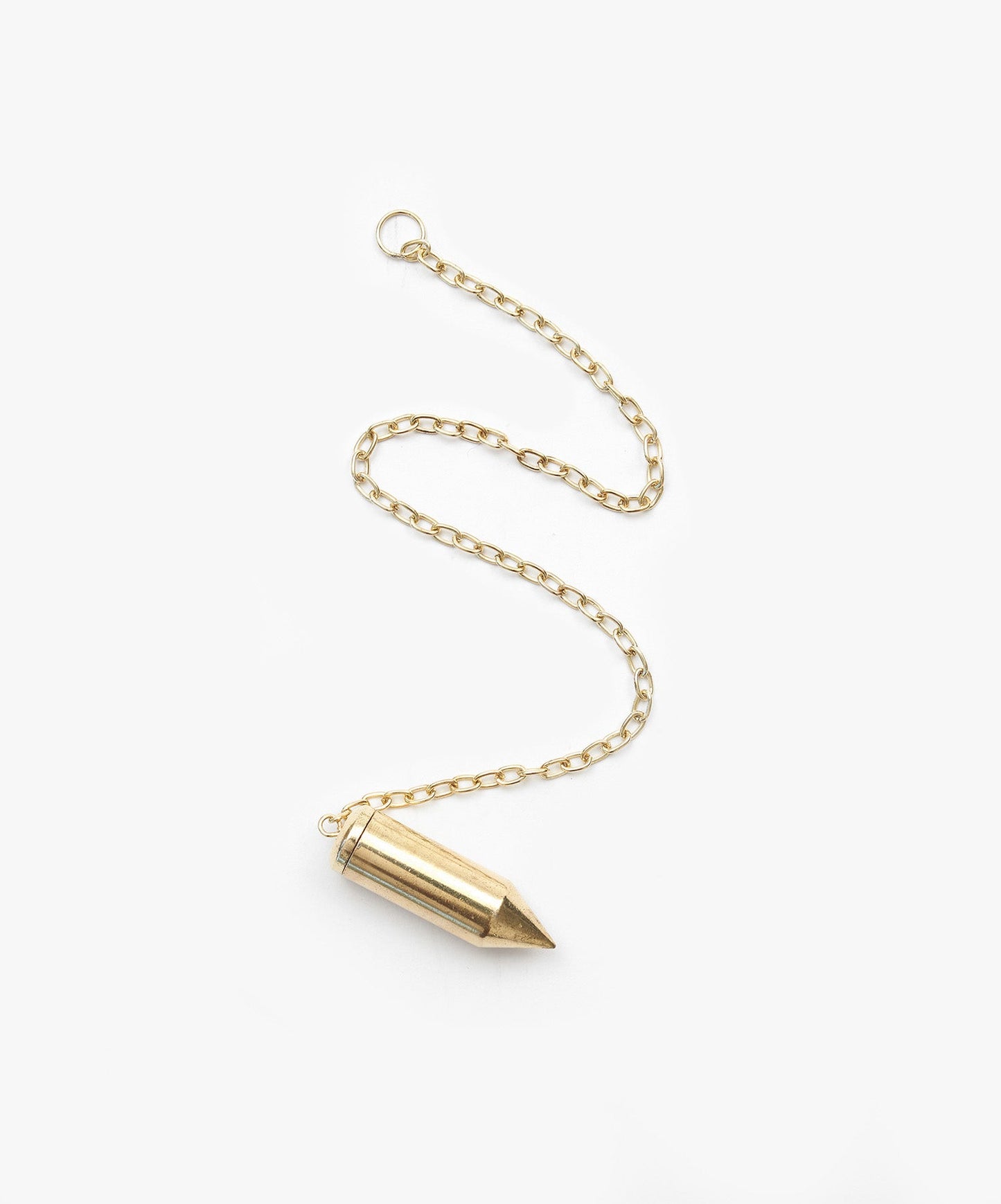 PENDULO DE BRONCE CON TESTIGO