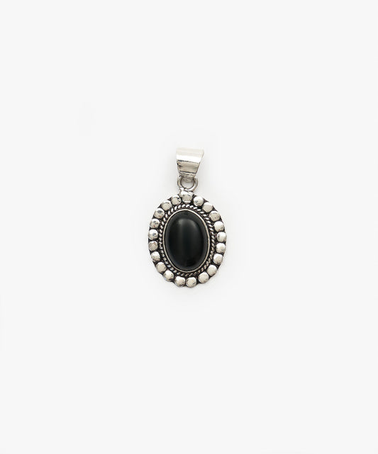 DIJE TARUMI DE ONIX NEGRO/OBSIDIANA