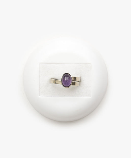 ANILLO CAZUELA SIMPLE DE AMATISTA