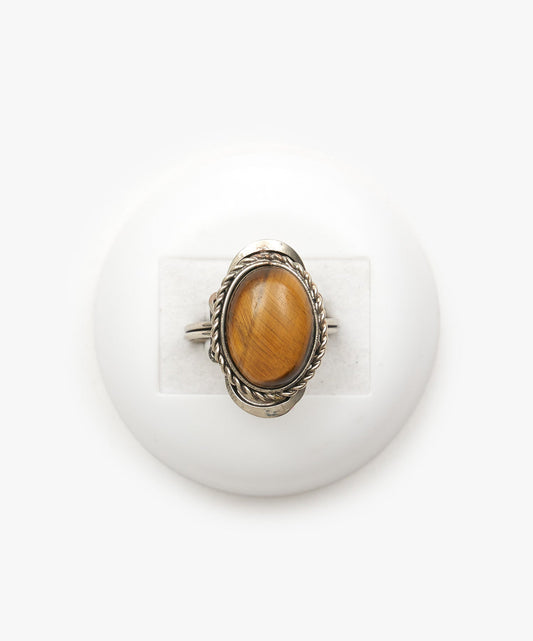 ANILLO PERUANO DE OJO DE TIGRE