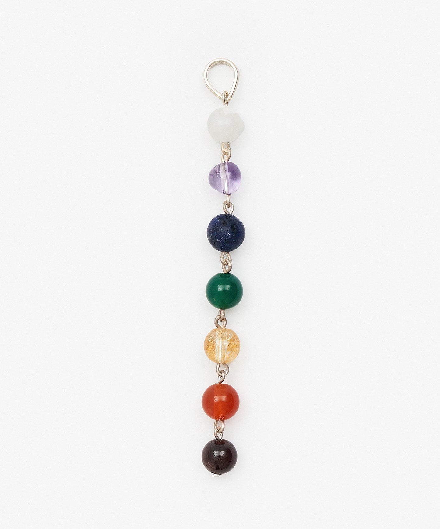 DIJE CON BAŃO DE PLATA 7 CHAKRAS BOLITAS