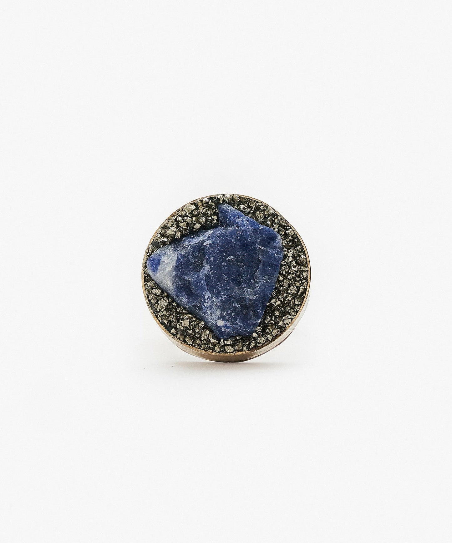 ANILLO GEOMETRICO CIRCULO DE SODALITA