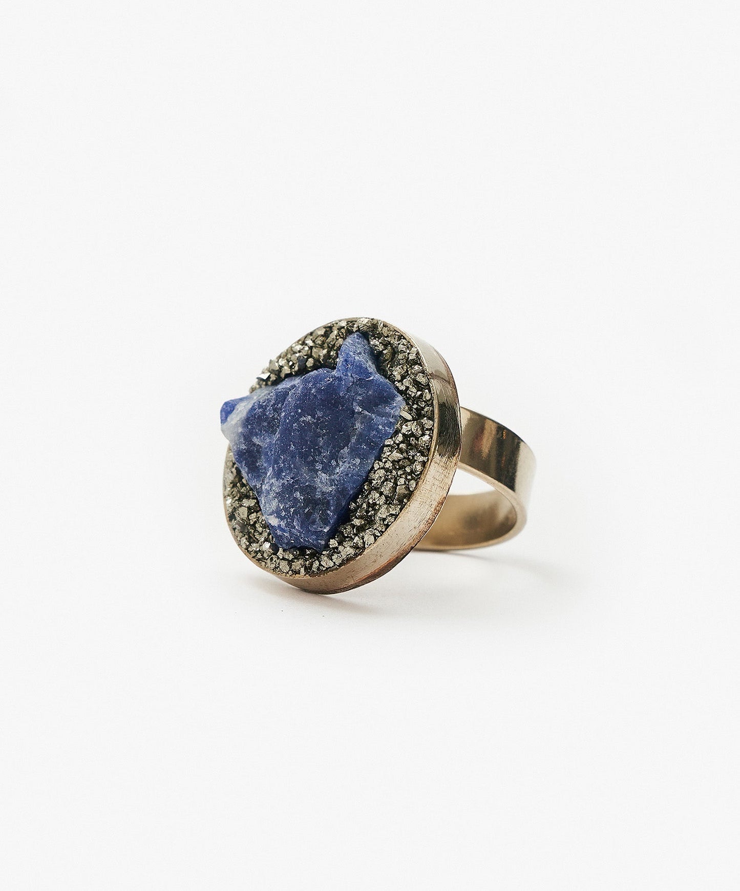 ANILLO GEOMETRICO CIRCULO DE SODALITA