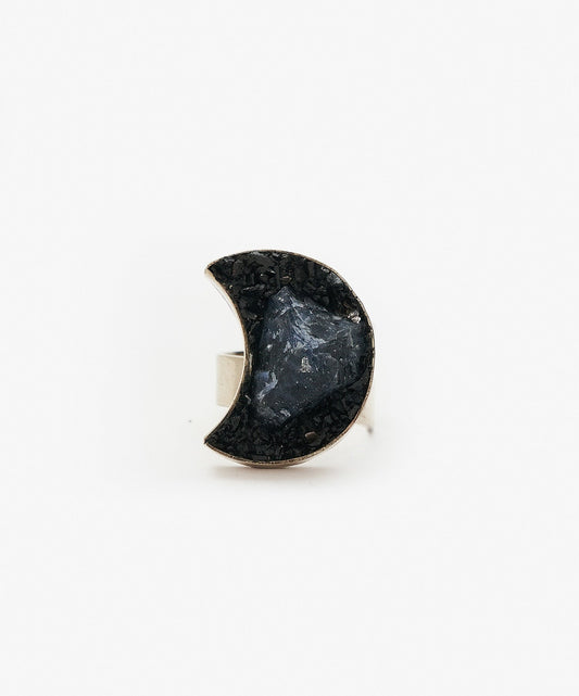 ANILLO GEOMETRICO LUNA DE SODALITA