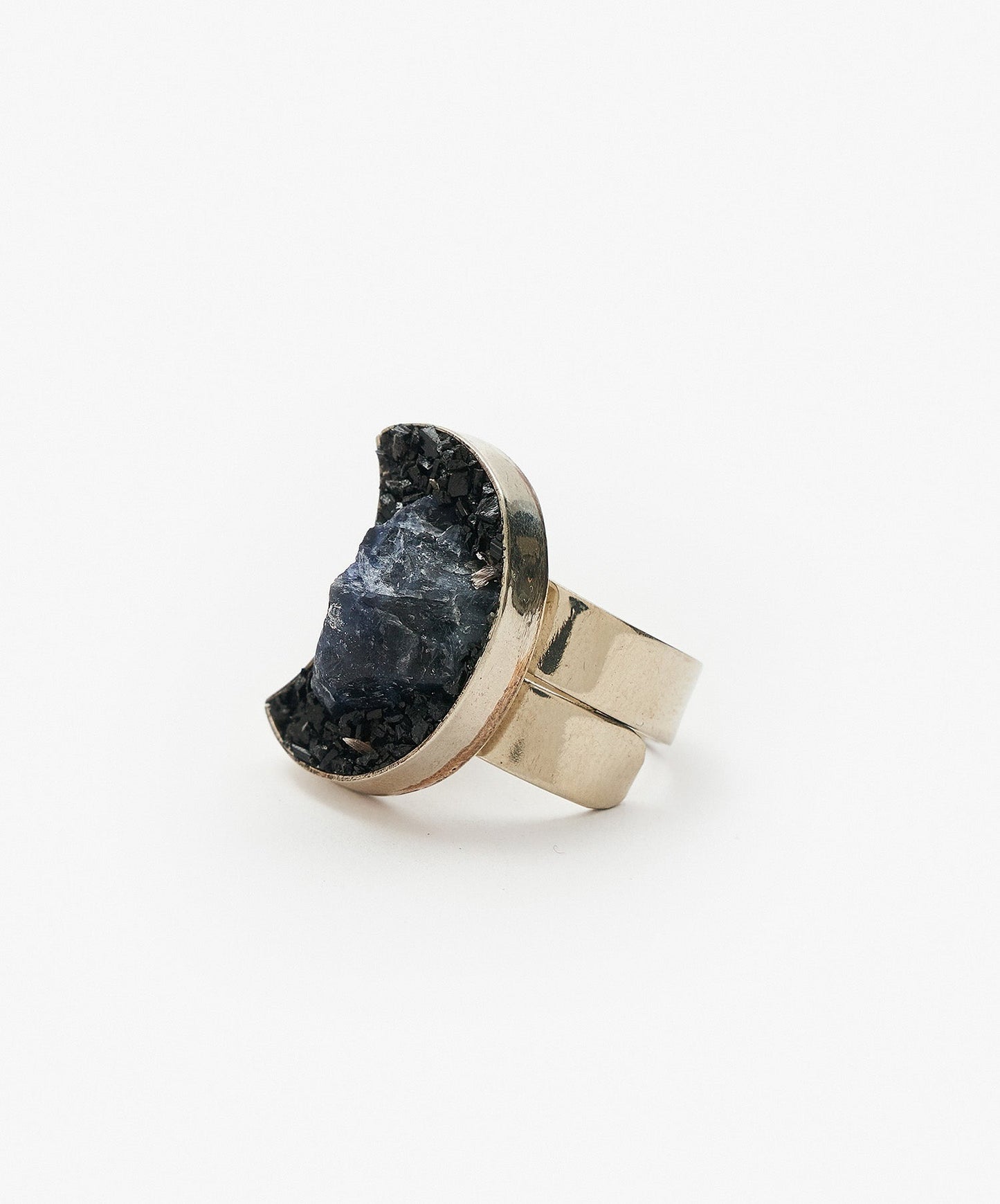 ANILLO GEOMETRICO LUNA DE SODALITA