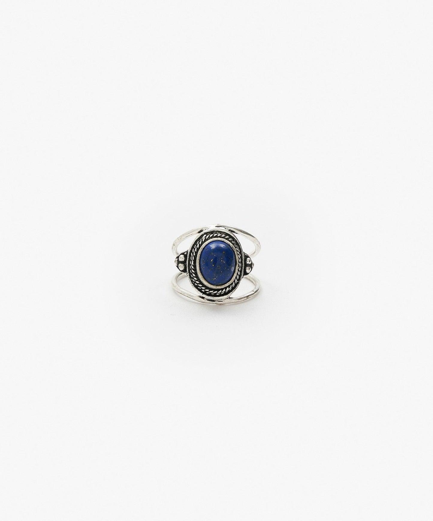 ANILLO TARUMI DOBLE DE LAPISLAZULI