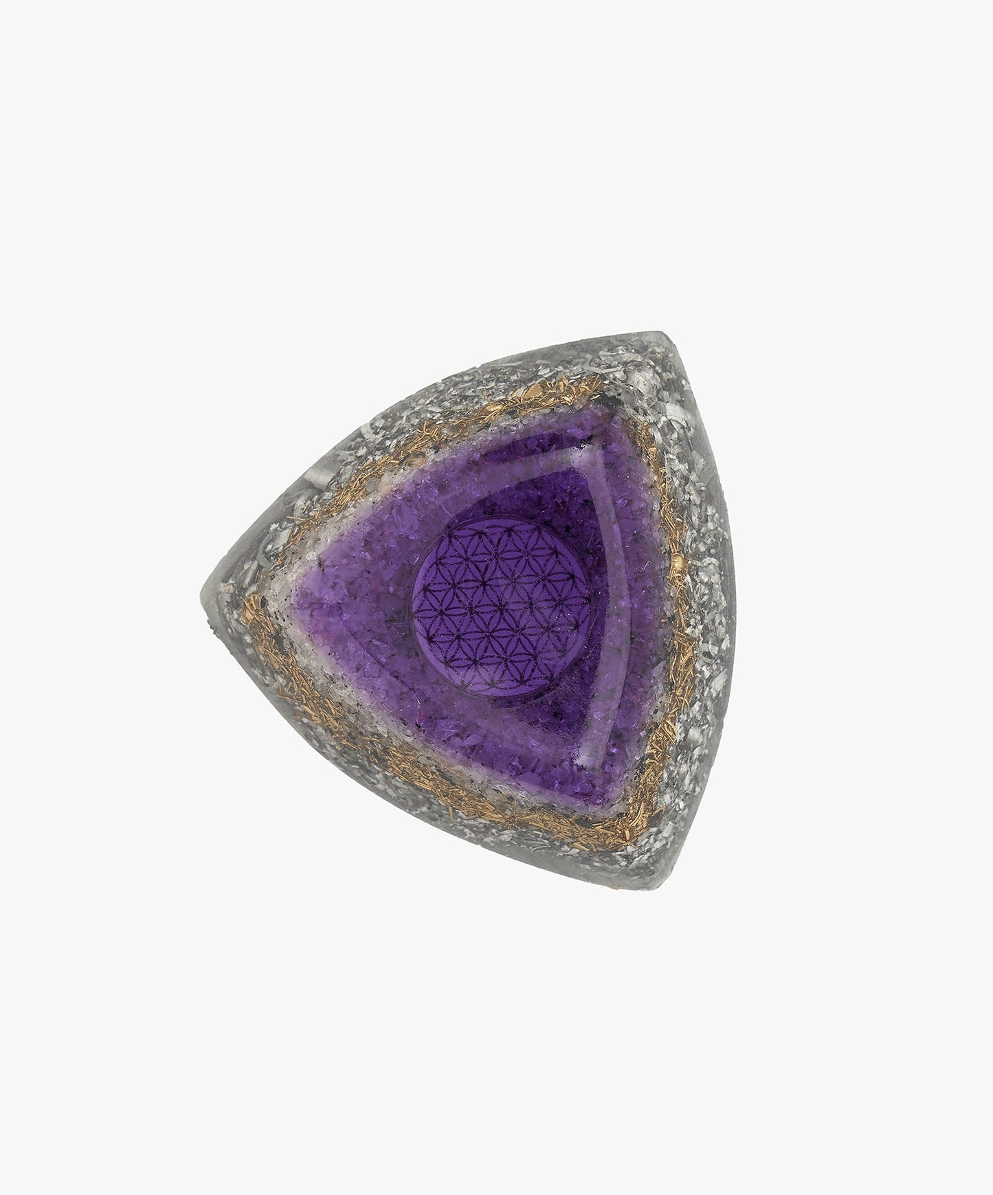 ORGONITE TRIANGULO CHATO
